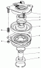 Toro 30136 - 36" Side Discharge Mower, 1984 (4000001-4999999) Pièces détachées CLUTCH ASSEMBLY NO. 44-0770