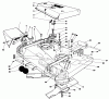 Toro 30136 - 36" Side Discharge Mower, 1987 (7000001-7999999) Listas de piezas de repuesto y dibujos CUTTING UNIT ASSEMBLY