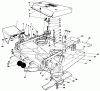 Toro 30136 - 36" Side Discharge Mower, 1988 (8000001-8999999) Listas de piezas de repuesto y dibujos CUTTING UNIT ASSEMBLY