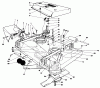 Toro 30136 - 36" Side Discharge Mower, 1989 (9000001-9999999) Listas de piezas de repuesto y dibujos CUTTING UNIT ASSEMBLY