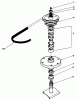 Toro 30136 - 36" Side Discharge Mower, 1989 (9000001-9999999) Listas de piezas de repuesto y dibujos DRIVE SPINDLE NO. 54-7781
