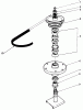 Toro 30136 - 36" Side Discharge Mower, 1990 (0000001-0999999) Listas de piezas de repuesto y dibujos DRIVE SPINDLE NO. 54-7781