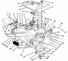 Toro 30136 - 36" Side Discharge Mower, 1994 (4901037-4999999) Listas de piezas de repuesto y dibujos CUTTING UNIT ASSEMBLY