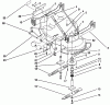Toro 30137 - 37" Recycler Mower, 1992 (200001-299999) Pièces détachées DECK & SPINDLE ASSEMBLY