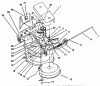 Toro 30137 - 37" Recycler Mower, 1993 (390001-399999) Listas de piezas de repuesto y dibujos COVER & PULLEY ASSEMBLY