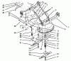 Toro 30137 - 37" Recycler Mower, 1994 (491036-499999) Listas de piezas de repuesto y dibujos DECK & SPINDLE ASSEMBLY