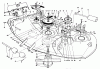 Toro 30144 - 44" Side Discharge Mower, 1993 (390001-399999) Listas de piezas de repuesto y dibujos CUTTING UNIT ASSEMBLY