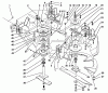 Toro 30148 - 48" Recycler Mower, 1991 (1000001-1999999) Listas de piezas de repuesto y dibujos DECK & SPINDLE ASSEMBLY