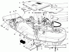 Toro 30152 - 52" Side Discharge Mower, 1987 (700001-799999) Pièces détachées CUTTING UNIT ASSEMBLY