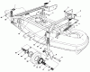 Toro 30152 - 52" Side Discharge Mower, 1989 (900001-999999) Spareparts CARRIER FRAME ASSEMBLY