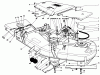 Toro 30152 - 52" Side Discharge Mower, 1989 (900001-999999) Pièces détachées CUTTING UNIT ASSEMBLY