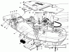 Toro 30152 - 52" Side Discharge Mower, 1990 (000001-099999) Listas de piezas de repuesto y dibujos CUTTING UNIT ASSEMBLY