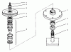Toro 30152 - 52" Side Discharge Mower, 1991 (100001-199999) Listas de piezas de repuesto y dibujos DRIVE SPINDLE NO. 27-0870