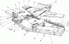 Toro 30162 - 62" Side Discharge Mower, 1992 (2000001-2999999) Listas de piezas de repuesto y dibujos 62" SIDE DISCHARGE DECK #2