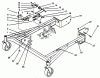 Toro 30162 - 62" Side Discharge Mower, 1993 (390001-399999) Listas de piezas de repuesto y dibujos CARRIER FRAME