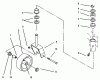 Toro 30162 - 62" Side Discharge Mower, 1993 (390001-399999) Listas de piezas de repuesto y dibujos CASTER FORK ASSEMBLY