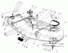 Toro 30544 (117/120) - 44" Side Discharge Mower, Groundsmaster 117/120, 1989 (900001-999999) Listas de piezas de repuesto y dibujos CUTTING UNIT MODEL NO. 30753 #1