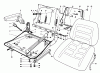 Toro 30544 (117/120) - 44" Side Discharge Mower, Groundsmaster 117/120, 1989 (900001-999999) Listas de piezas de repuesto y dibujos DELUXE SUSPENSION SEAT MODEL NO. 30756 (OPTIONAL)