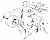 Toro 30544 (117/120) - 44" Side Discharge Mower, Groundsmaster 117/120, 1989 (900001-999999) Pièces détachées FRONT AXLE ASSEMBLY