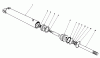 Toro 30544 (117/120) - 44" Side Discharge Mower, Groundsmaster 117/120, 1989 (900001-999999) Listas de piezas de repuesto y dibujos HYDRAULIC LIFT CYLINDER NO. 54-0150