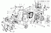 Toro 30544 (117/120) - 44" Side Discharge Mower, Groundsmaster 117/120, 1989 (900001-999999) Listas de piezas de repuesto y dibujos TRANSMISSION & DIFFERENTIAL ASSEMBLY