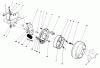 Toro 30544 (117/120) - 44" Side Discharge Mower, Groundsmaster 117/120, 1990 (000001-099999) Listas de piezas de repuesto y dibujos BRAKE KIT MODEL NO. 30758 (OPTIONAL) #1