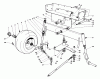 Toro 30544 (117/120) - 44" Side Discharge Mower, Groundsmaster 117/120, 1990 (000001-099999) Pièces détachées REAR AXLE ASSEMBLY