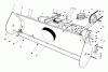 Toro 30544 (117/120) - 44" Side Discharge Mower, Groundsmaster 117/120, 1991 (100001-199999) Listas de piezas de repuesto y dibujos 44" SNOW THROWER MODEL NO. 30761 (OPTIONAL) #1