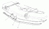Toro 30544 (117/120) - 44" Side Discharge Mower, Groundsmaster 117/120, 1991 (100001-199999) Listas de piezas de repuesto y dibujos BAFFLE KIT PART NO. 68-7210 (OPTIONAL) FOR (MODEL NO. 30753)