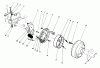 Toro 30544 (117/120) - 44" Side Discharge Mower, Groundsmaster 117/120, 1991 (100001-199999) Listas de piezas de repuesto y dibujos BRAKE KIT MODEL NO. 30758 (OPTIONAL) #1