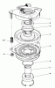 Toro 30544 (117/120) - 44" Side Discharge Mower, Groundsmaster 117/120, 1991 (100001-199999) Ersatzteile CLUTCH ASSEMBLY NO. 54-0220