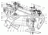 Toro 30544 (117/120) - 44" Side Discharge Mower, Groundsmaster 117/120, 1991 (100001-199999) Listas de piezas de repuesto y dibujos CUTTING MODEL NO. 30747