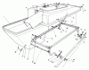 Toro 30544 (117/120) - 44" Side Discharge Mower, Groundsmaster 117/120, 1991 (100001-199999) Listas de piezas de repuesto y dibujos GRASS COLLECTION SYSTEM MODEL NO. 30751 (OPTIONAL) #2