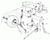 Toro 30544 (117/120) - 44" Side Discharge Mower, Groundsmaster 117/120, 1991 (100001-199999) Ersatzteile REAR AXLE ASSEMBLY