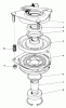 Toro 30544 (117/120) - 44" Side Discharge Mower, Groundsmaster 117/120, 1992 (200001-299999) Listas de piezas de repuesto y dibujos CLUTCH ASSEMBLY NO. 54-0220