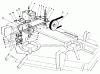 Toro 30544 (117/120) - 44" Side Discharge Mower, Groundsmaster 117/120, 1992 (200001-299999) Ersatzteile CUTTING UNIT MODEL NO 30747