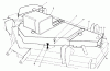Toro 30544 (117/120) - 44" Side Discharge Mower, Groundsmaster 117/120, 1992 (200001-299999) Listas de piezas de repuesto y dibujos CUTTING UNIT MODEL NO. 30747 #2