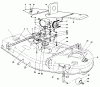 Toro 30544 (117/120) - 44" Side Discharge Mower, Groundsmaster 117/120, 1992 (200001-299999) Listas de piezas de repuesto y dibujos CUTTING UNIT MODEL NO. 30753 #2