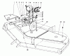 Toro 30544 (117/120) - 44" Side Discharge Mower, Groundsmaster 117/120, 1992 (200001-299999) Ersatzteile CUTTING UNIT MODEL NO. 30768 #2