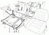 Toro 30544 (117/120) - 44" Side Discharge Mower, Groundsmaster 117/120, 1992 (200001-299999) Listas de piezas de repuesto y dibujos DELUXE SUSPENSION SEAT MODEL NO. 30756 (OPTIONAL)