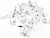 Toro 30544 (117/120) - 44" Side Discharge Mower, Groundsmaster 117/120, 1992 (200001-299999) Listas de piezas de repuesto y dibujos PARKING BRAKE & LIFT FRAME ASSEMBLY