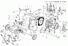 Toro 30544 (117/120) - 44" Side Discharge Mower, Groundsmaster 117/120, 1992 (200001-299999) Listas de piezas de repuesto y dibujos TRANSMISSION & DIFFERENTIAL ASSEMBLY
