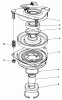 Toro 30544 (120) - 44" Side Discharge Mower, Groundsmaster 120, 1985 (500001-599999) Ersatzteile CLUTCH ASSEMBLY N0. 540220