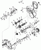 Toro 30544 (120) - 44" Side Discharge Mower, Groundsmaster 120, 1985 (500001-599999) Listas de piezas de repuesto y dibujos GEAR REDUCTION & DIFFERENTIAL NO. 540070