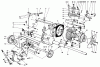Toro 30544 (120) - 44" Side Discharge Mower, Groundsmaster 120, 1985 (500001-599999) Listas de piezas de repuesto y dibujos TRANSMISSION & DIFFERENTIAL ASSEMBLY