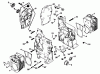 Toro 30544 (120) - 44" Side Discharge Mower, Groundsmaster 120, 1986 (600001-699999) Listas de piezas de repuesto y dibujos CRANKCASE-ENGINE KOHLER MODEL NO. KT17QS TYPE NO. 24324