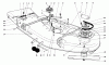 Toro 30544 (120) - 44" Side Discharge Mower, Groundsmaster 120, 1986 (600001-699999) Listas de piezas de repuesto y dibujos CUTTING UNIT MODEL NO. 30753 #1
