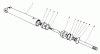 Toro 30544 (120) - 44" Side Discharge Mower, Groundsmaster 120, 1986 (600001-699999) Listas de piezas de repuesto y dibujos HYDRAULIC LIFT CYLINDER NO. 540150