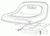 Toro 30544 (120) - 44" Side Discharge Mower, Groundsmaster 120, 1986 (600001-699999) Ersatzteile SEAT ASSEMBLY NO. 55-869O (OPTIONAL)