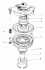 Toro 30544 (120) - 44" Side Discharge Mower, Groundsmaster 120, 1987 (700001-799999) Listas de piezas de repuesto y dibujos CLUTCH ASSEMBLY N0. 54-0220